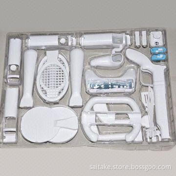 68-in-1 Sports Pack for Wii, Includes Tennis Grip, Baseball Grip, Cooking Pan, and Golf Club
